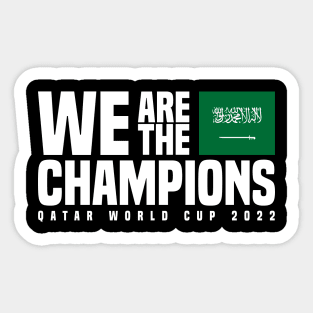 Qatar World Cup Champions 2022 - Saudi Arabia Sticker